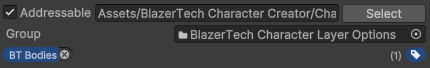 Layer Option Addressables Marking